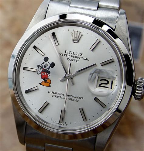 rolex disney mickey mouse watch.